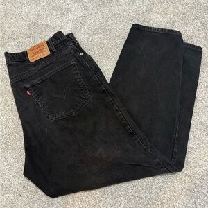 Vintage 1998 Black 560 Levi’s jeans 42 x 32